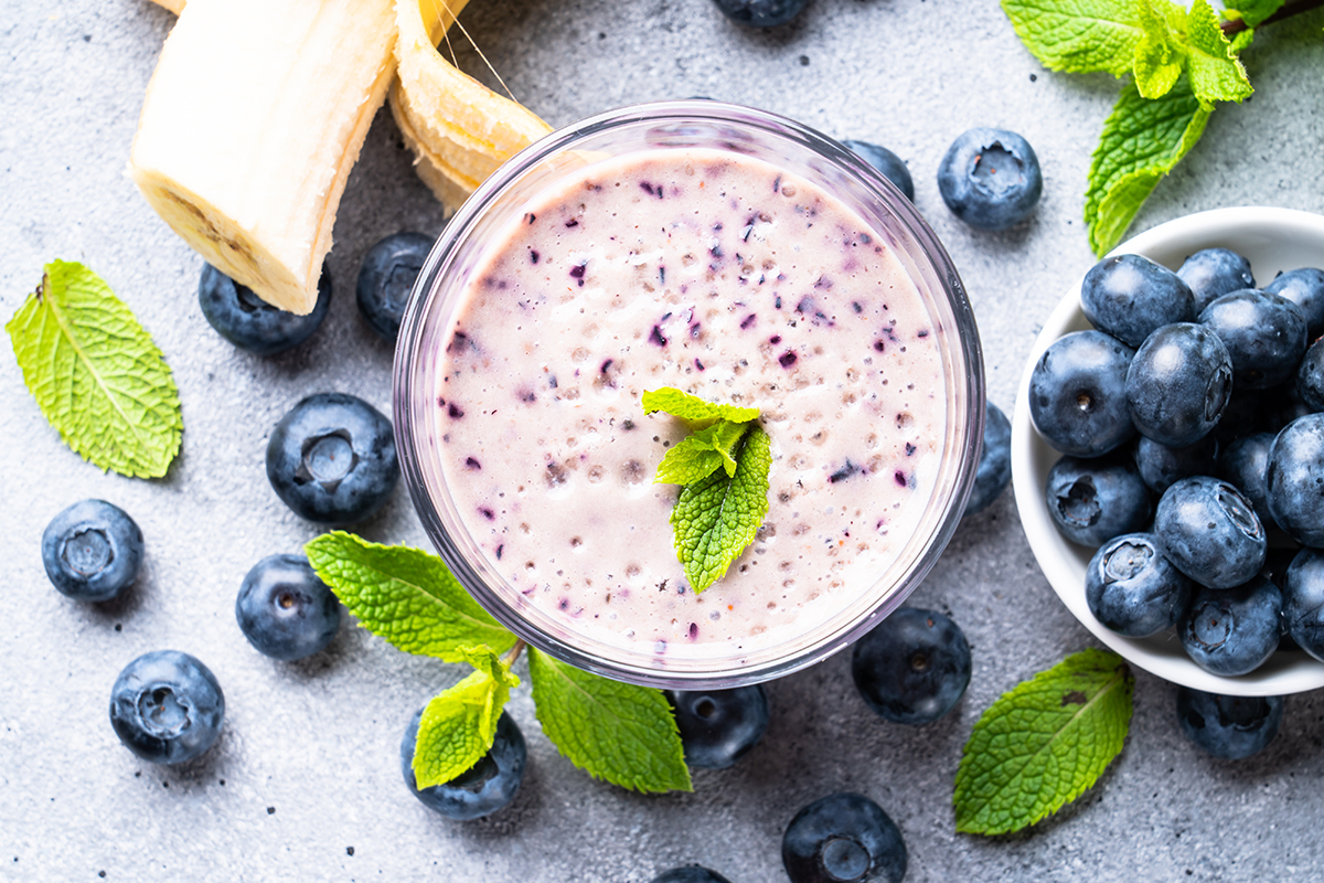 blueberry smoothie